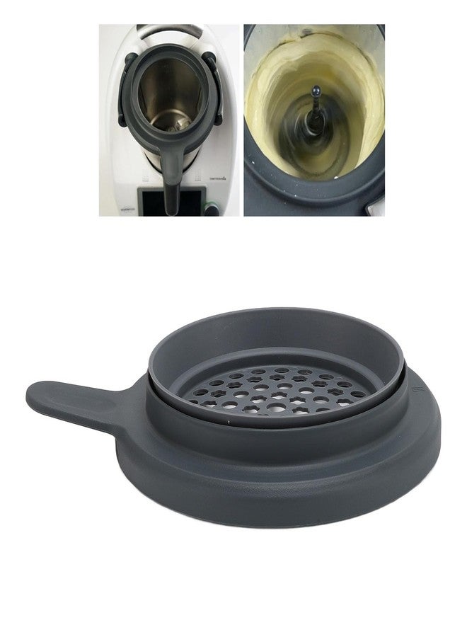 CHEOTIME Mixer Bowl Cover, Flour Sieve and Lid Set for Thermomix TM5 for TM6 PP Kitchen Mixer Bowl Lid Dough Sieve for Cooking Enthusiasts - Image 4